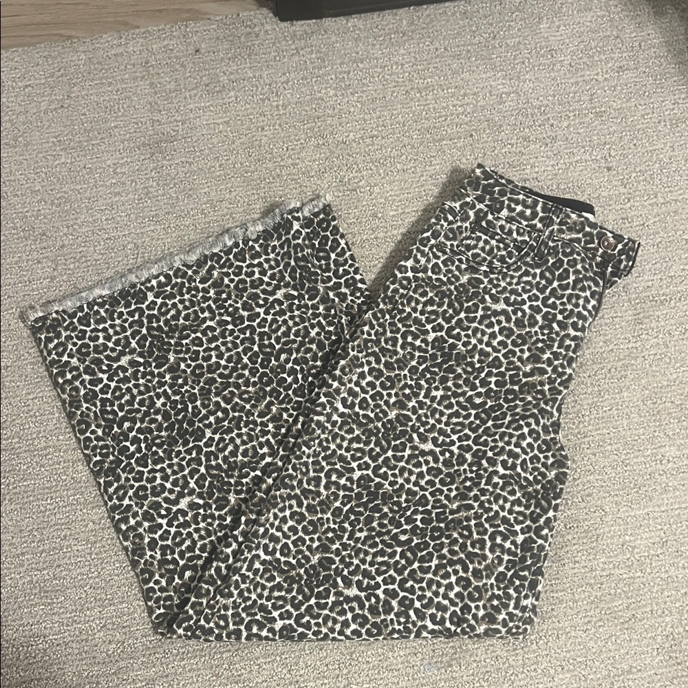 Chic Animal Print Pants